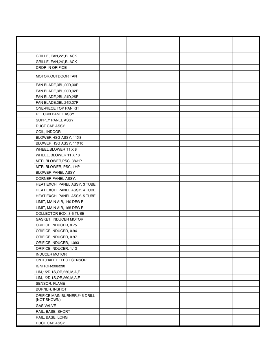 Reznor R8HE - 1ph Parts Manuals User Manual | Page 2 / 4