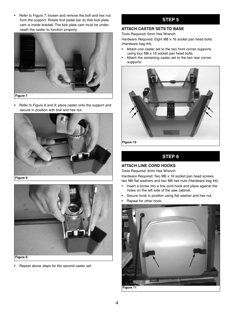 Step 5, Step 6 | Craftsman 351.21833 User Manual | Page 4 / 12