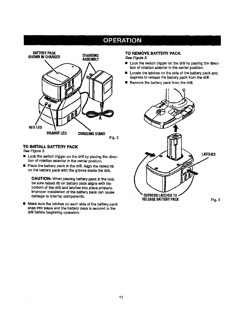 Operation | Craftsman 315.115340 User Manual | Page 11 / 20