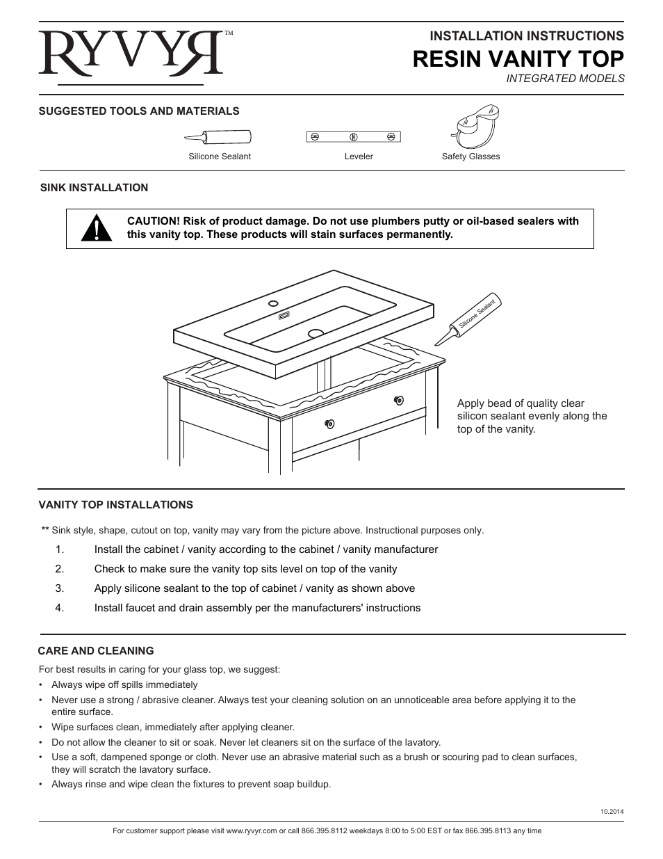 Ryvyr RES81MWT User Manual | 1 page