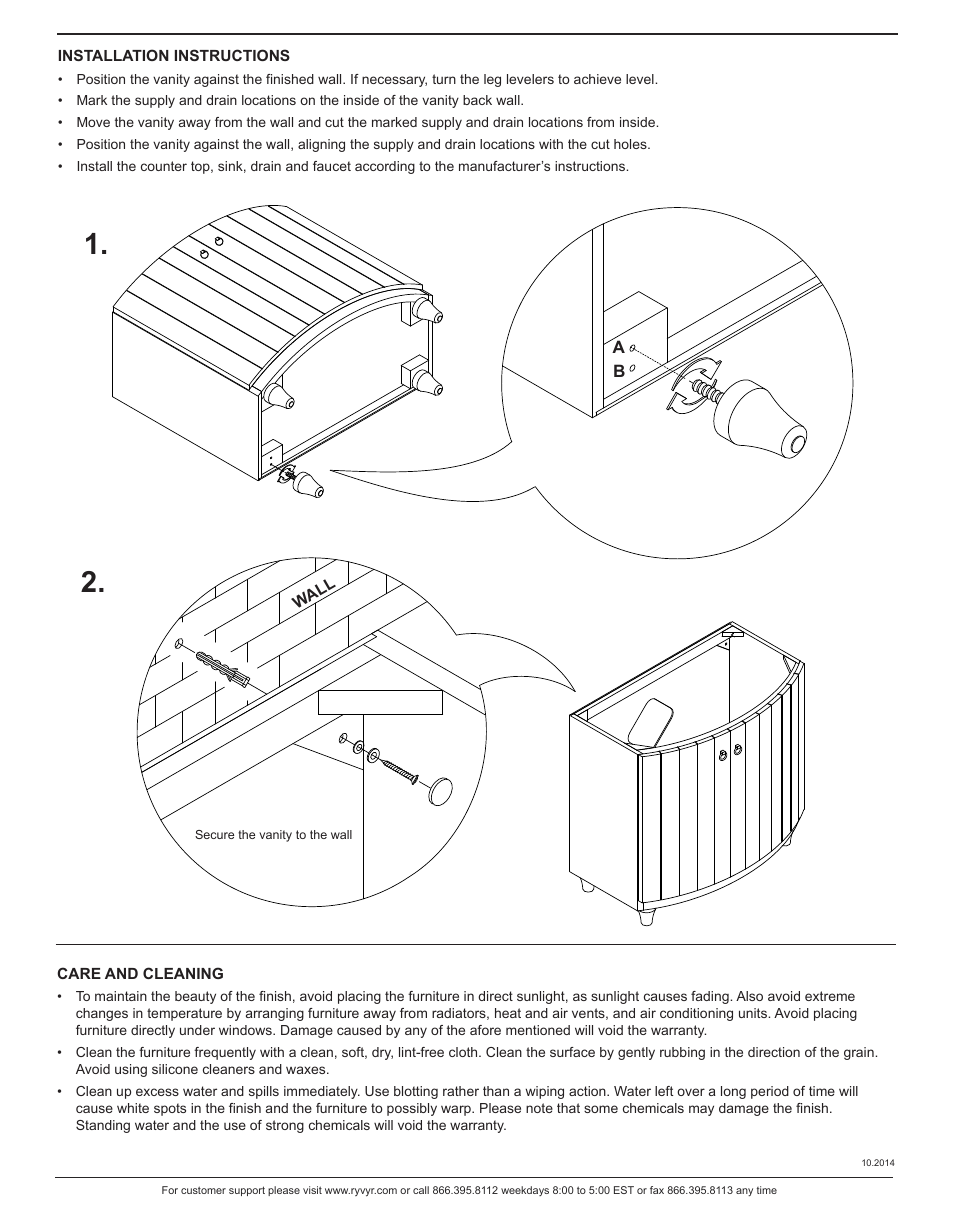 Ryvyr V-KARA-48DE User Manual | Page 2 / 2