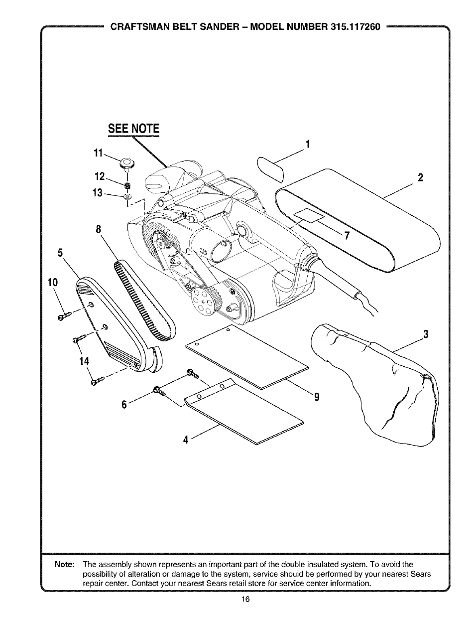 Craftsman 315.117260 User Manual | Page 16 / 18
