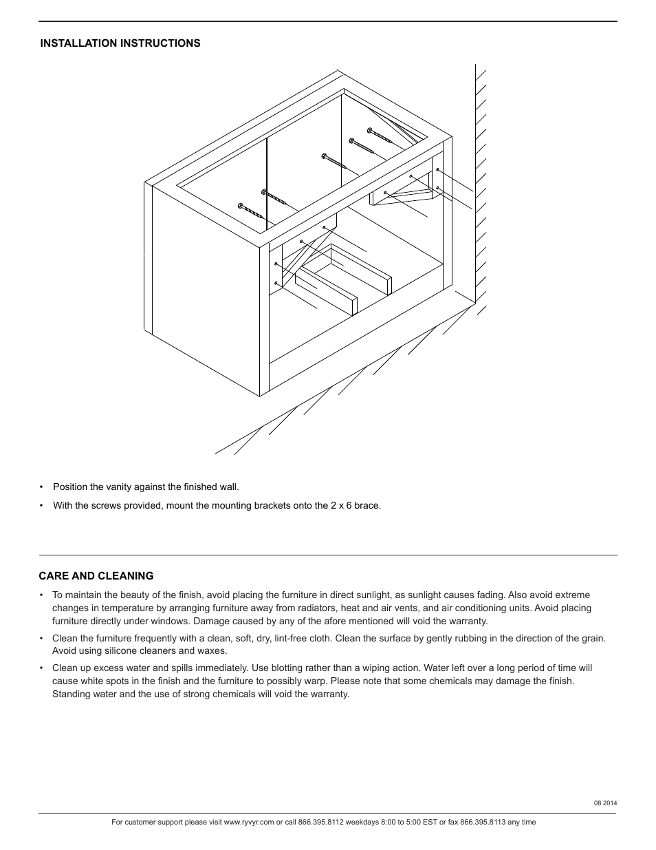 Ryvyr V-KENT-60MWW User Manual | Page 3 / 3