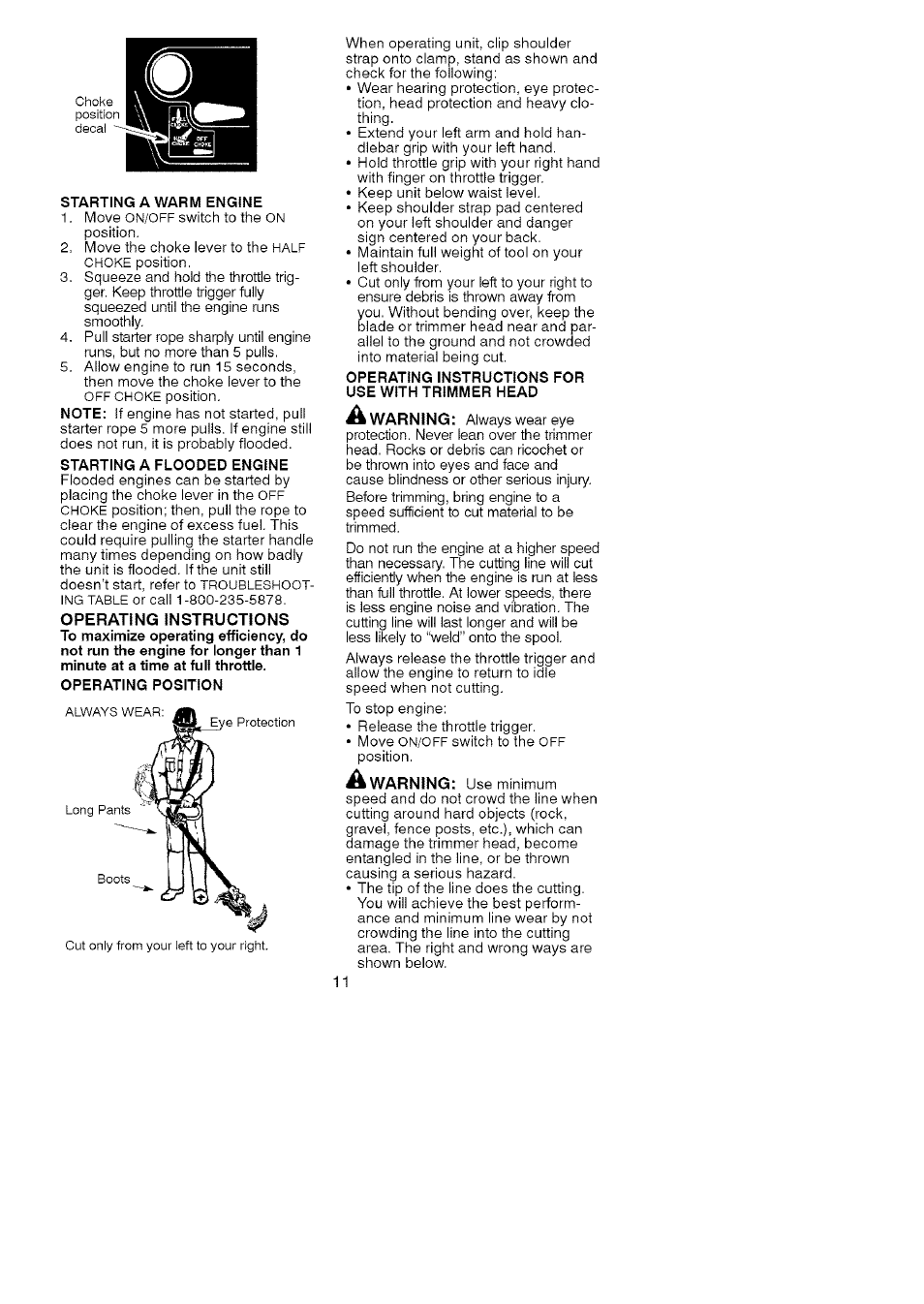 Craftsman 358.795800 User Manual | Page 11 / 39