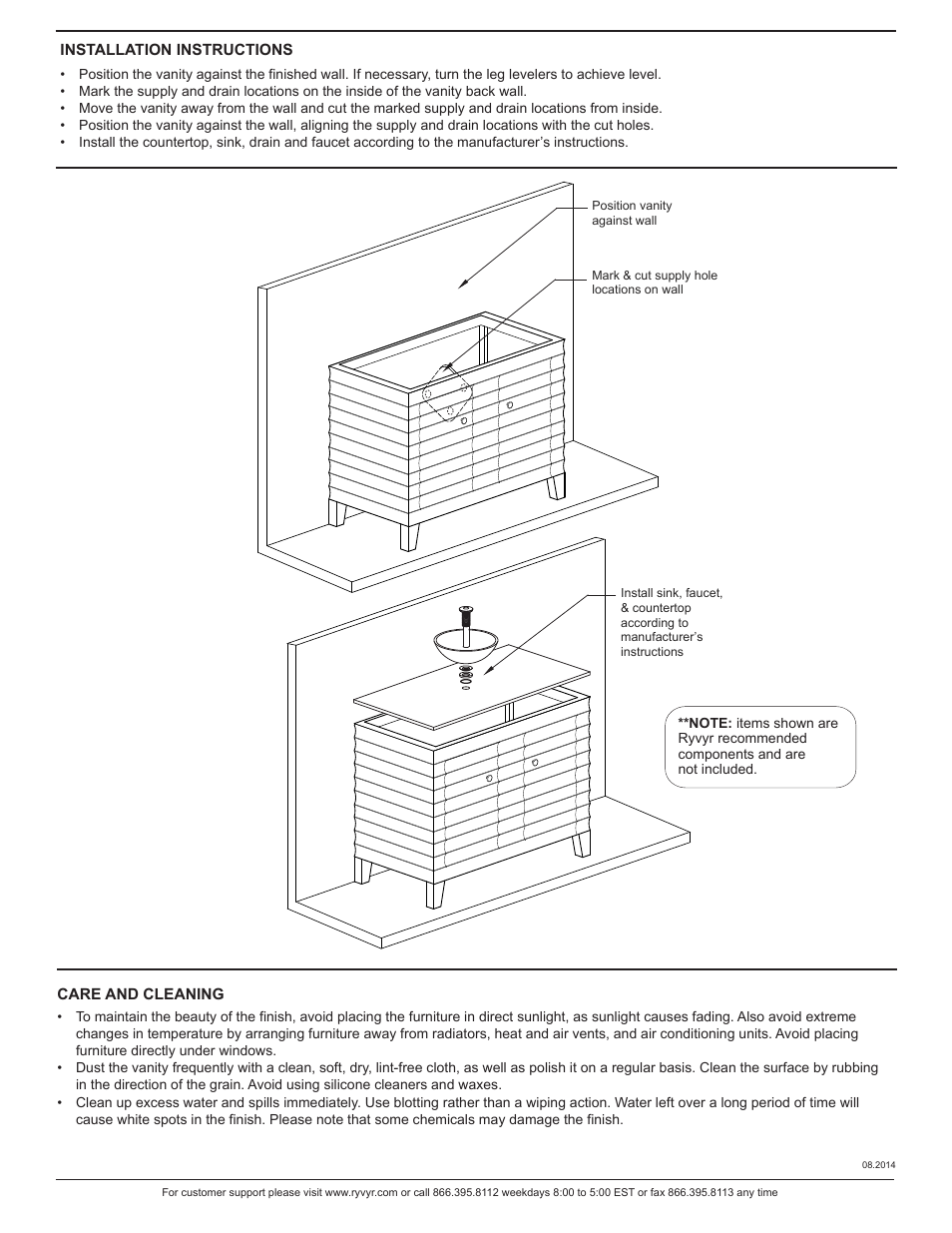 Ryvyr V-WAVE-42DE User Manual | Page 2 / 2