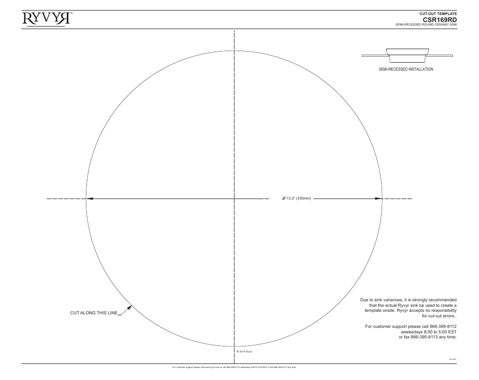 Csr169rd | Ryvyr CSR169RD User Manual | Page 2 / 2