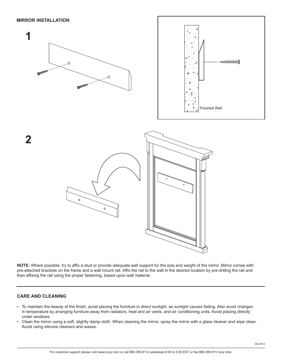 Ryvyr M-KENT-30WW User Manual | Page 2 / 2