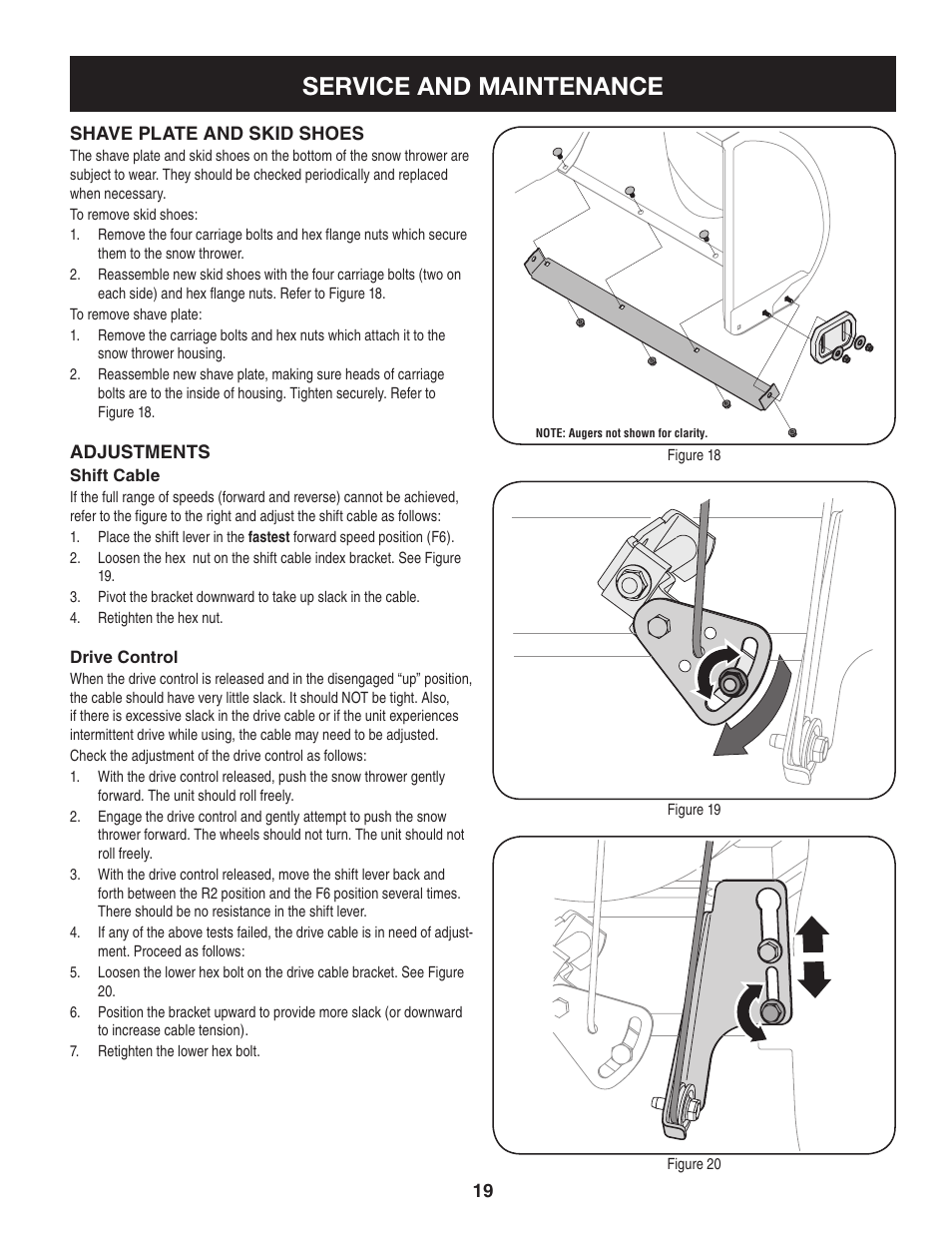 Service and maintenance | Craftsman 247.8897 User Manual | Page 19 / 68