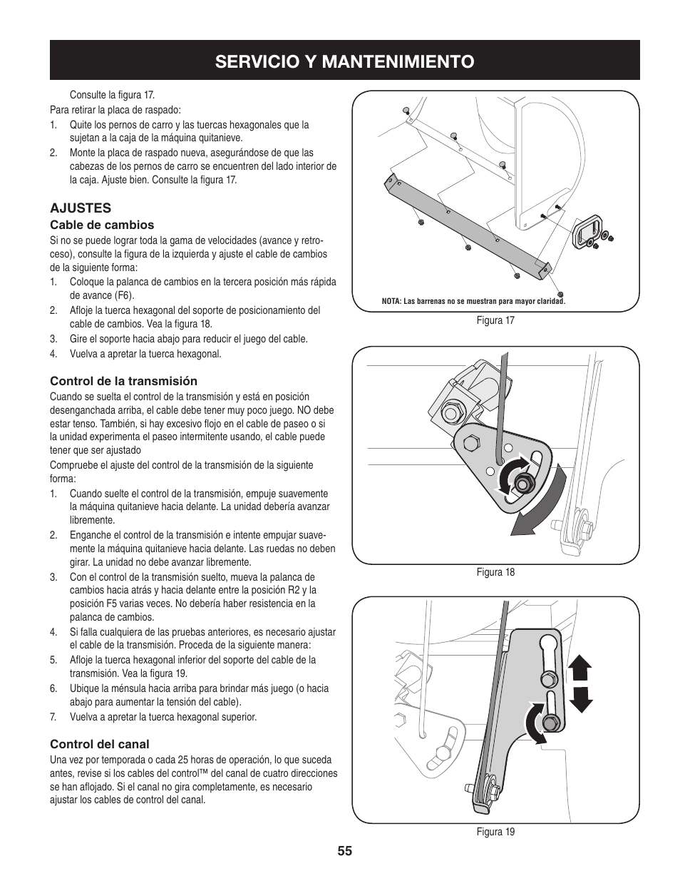 Servicio y mantenimiento | Craftsman 247.8897 User Manual | Page 55 / 68