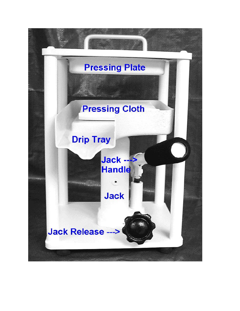 Welles juice press component description | Samson Welles Press User Manual | Page 5 / 9