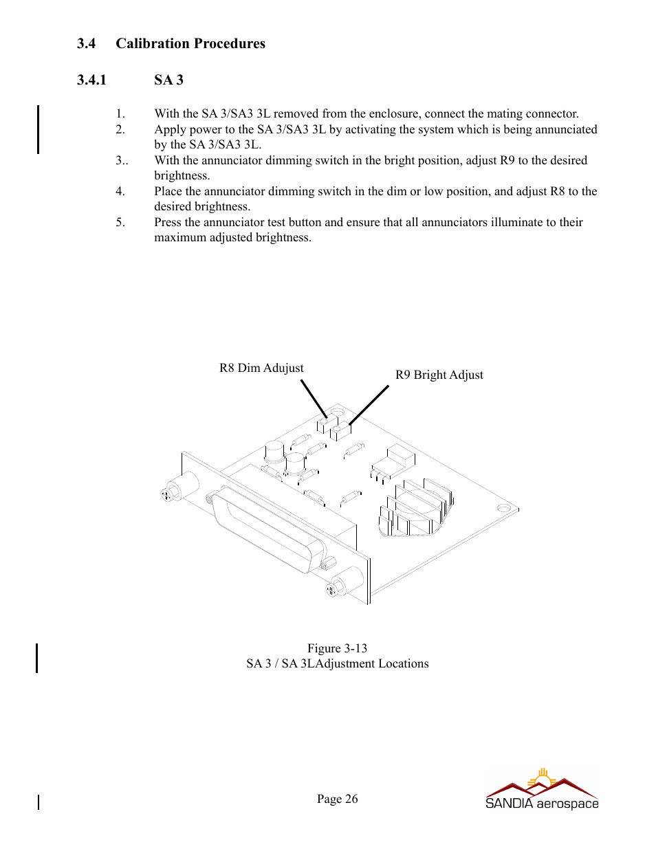 Sandia Aerospace SA 3NVG User Manual | Page 27 / 29