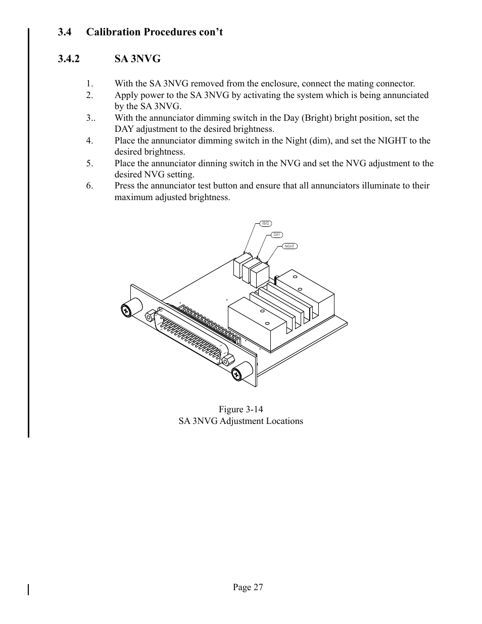 Sandia Aerospace SA 3NVG User Manual | Page 28 / 29