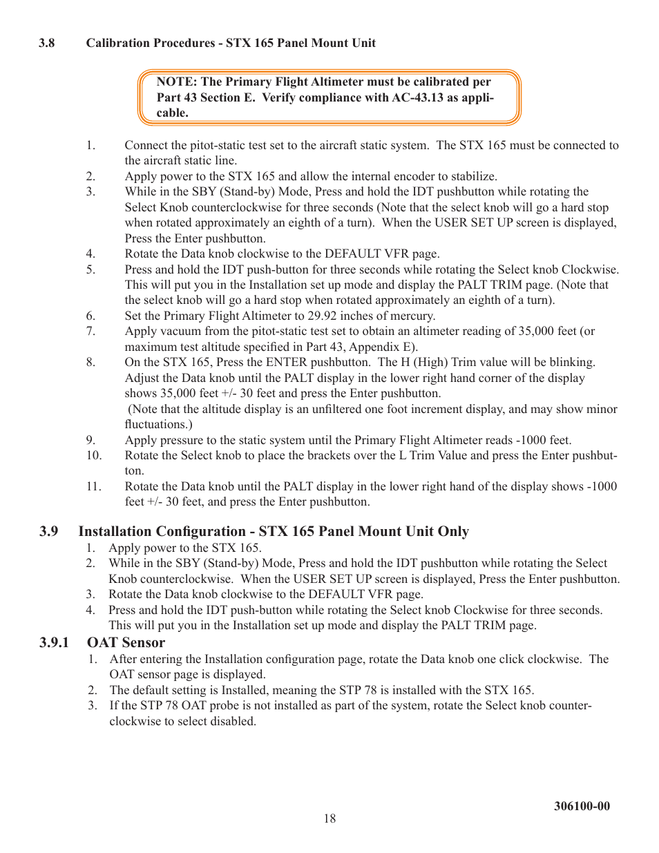 Sandia Aerospace STX 165 Installation Manual User Manual | Page 19 / 22