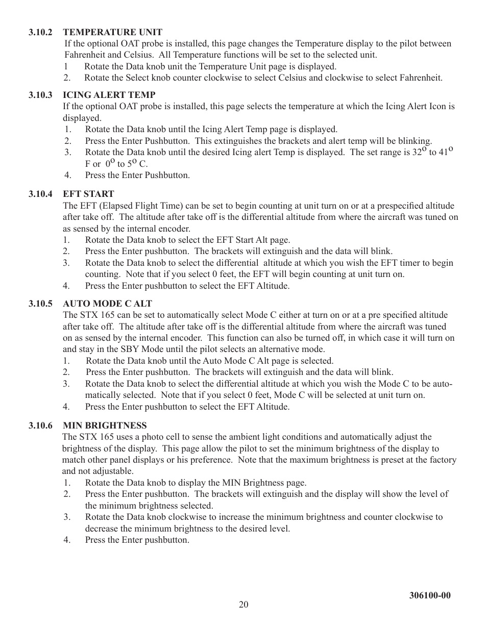 Sandia Aerospace STX 165 Installation Manual User Manual | Page 21 / 22