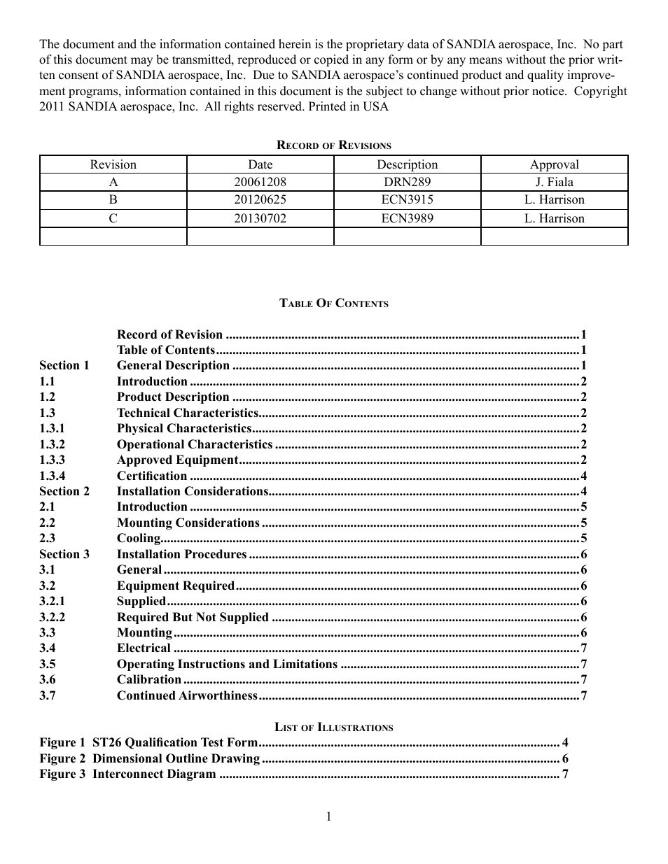 Sandia Aerospace ST26 User Manual | Page 2 / 8