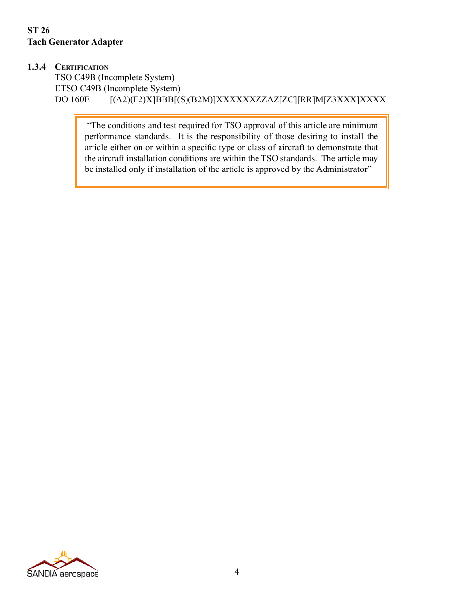 Sandia Aerospace ST26 User Manual | Page 5 / 8