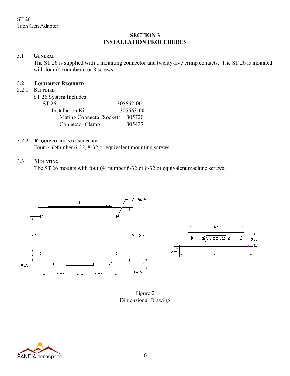 Sandia Aerospace ST26 User Manual | Page 7 / 8