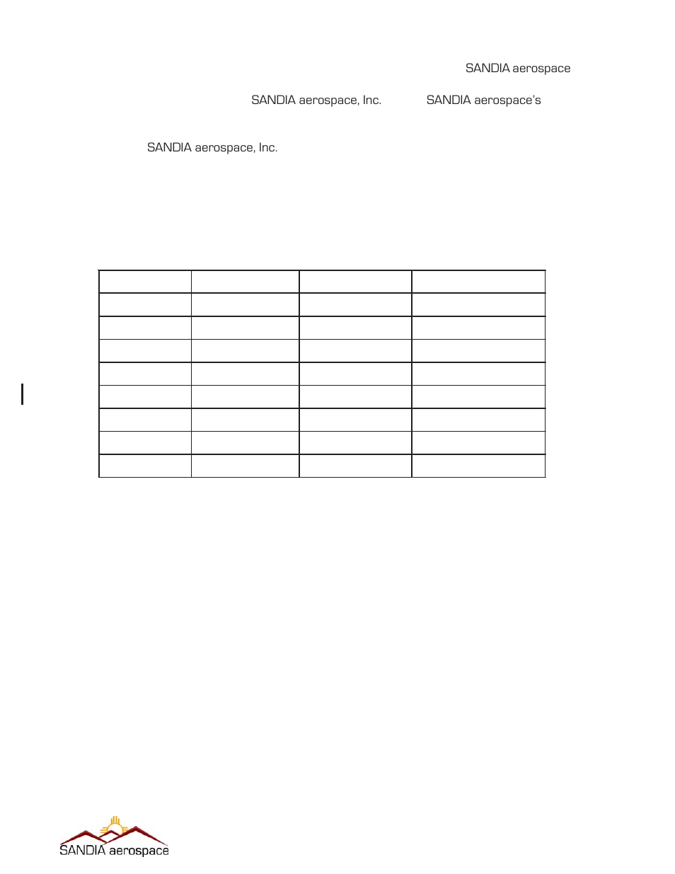 Sandia Aerospace SAC 7-35 User Manual | Page 2 / 31