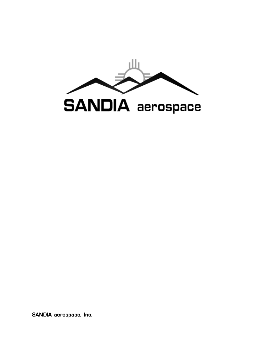 Sandia Aerospace SAE 5-35 Installation Manual User Manual | 20 pages