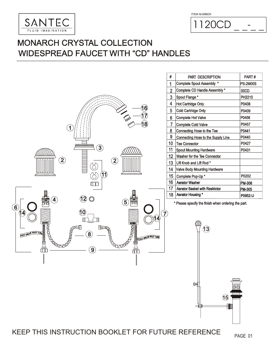 Santec 1120CD User Manual | 4 pages