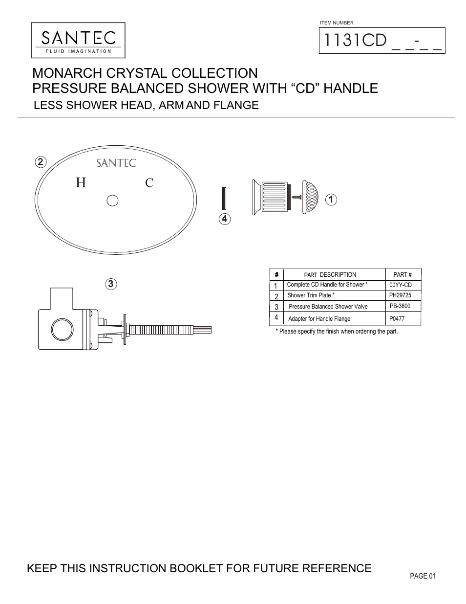Santec 1131CD User Manual | 4 pages