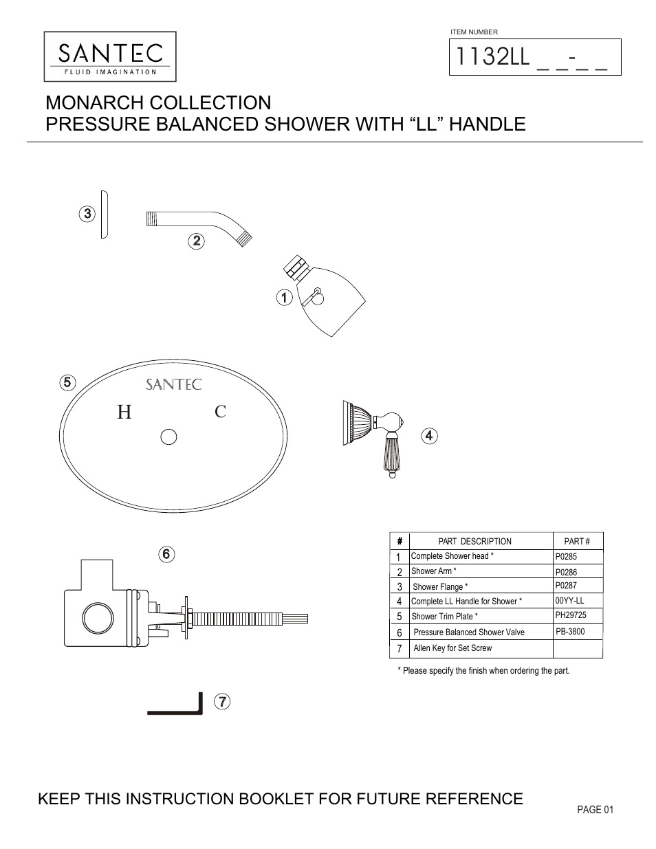 Santec 1132LL User Manual | 4 pages