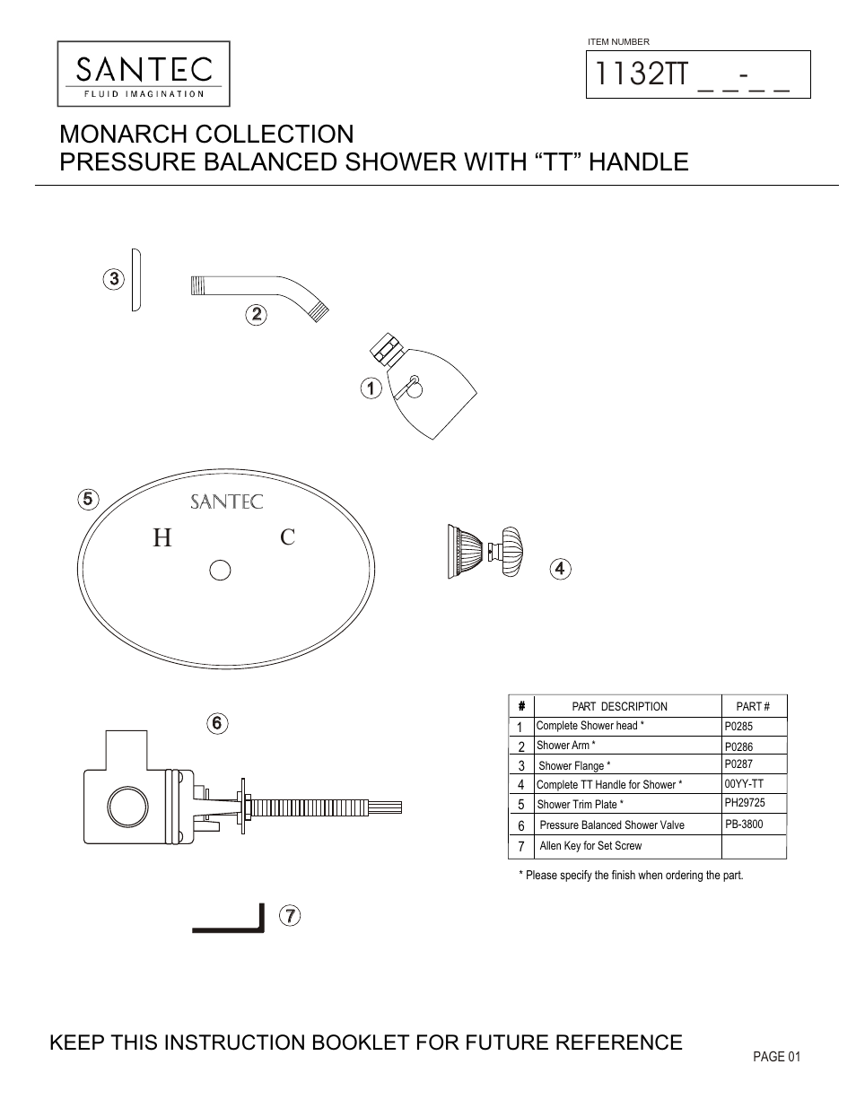 Santec 1132TT User Manual | 4 pages