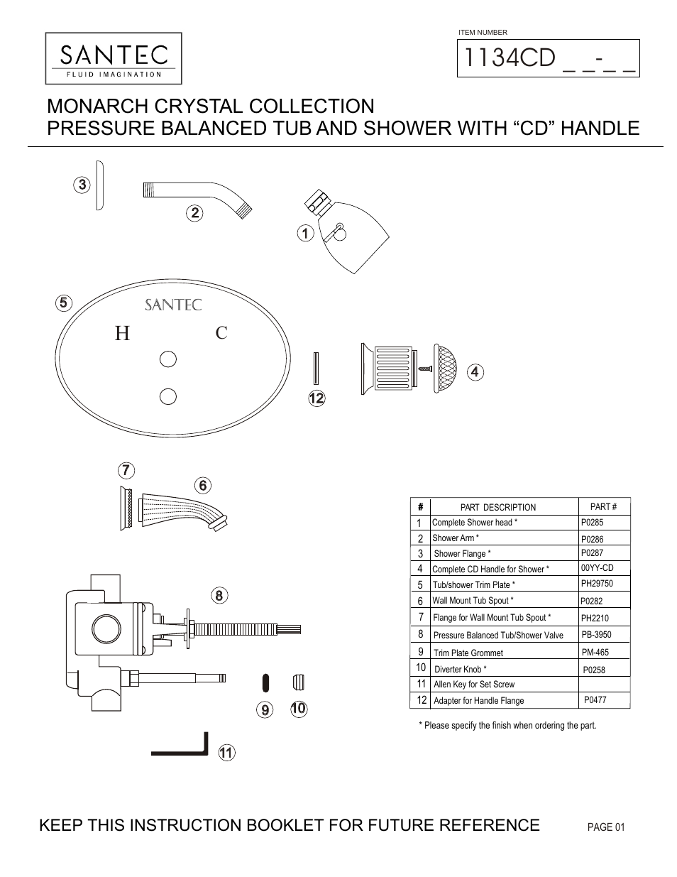 Santec 1134CD User Manual | 4 pages