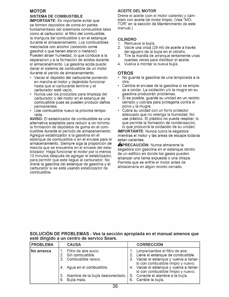 Craftsman 917.374356 User Manual | Page 36 / 48