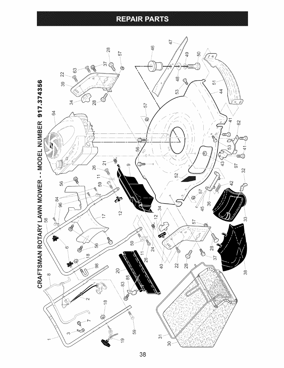 Craftsman 917.374356 User Manual | Page 38 / 48