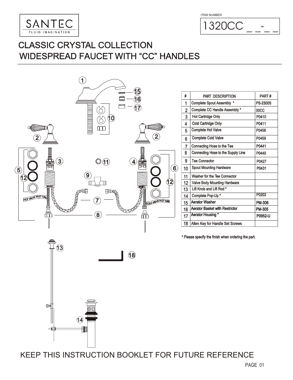 Santec 1320CC User Manual | 4 pages