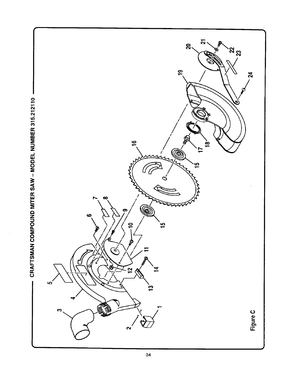 12v<<>ïî | Craftsman 315.212110 User Manual | Page 34 / 38