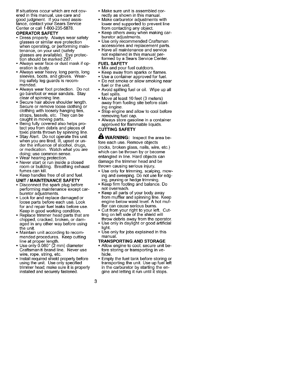 Craftsman 358.745511 User Manual | Page 3 / 12