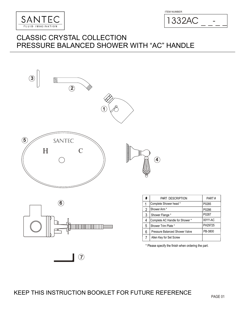 Santec 1332AC User Manual | 4 pages