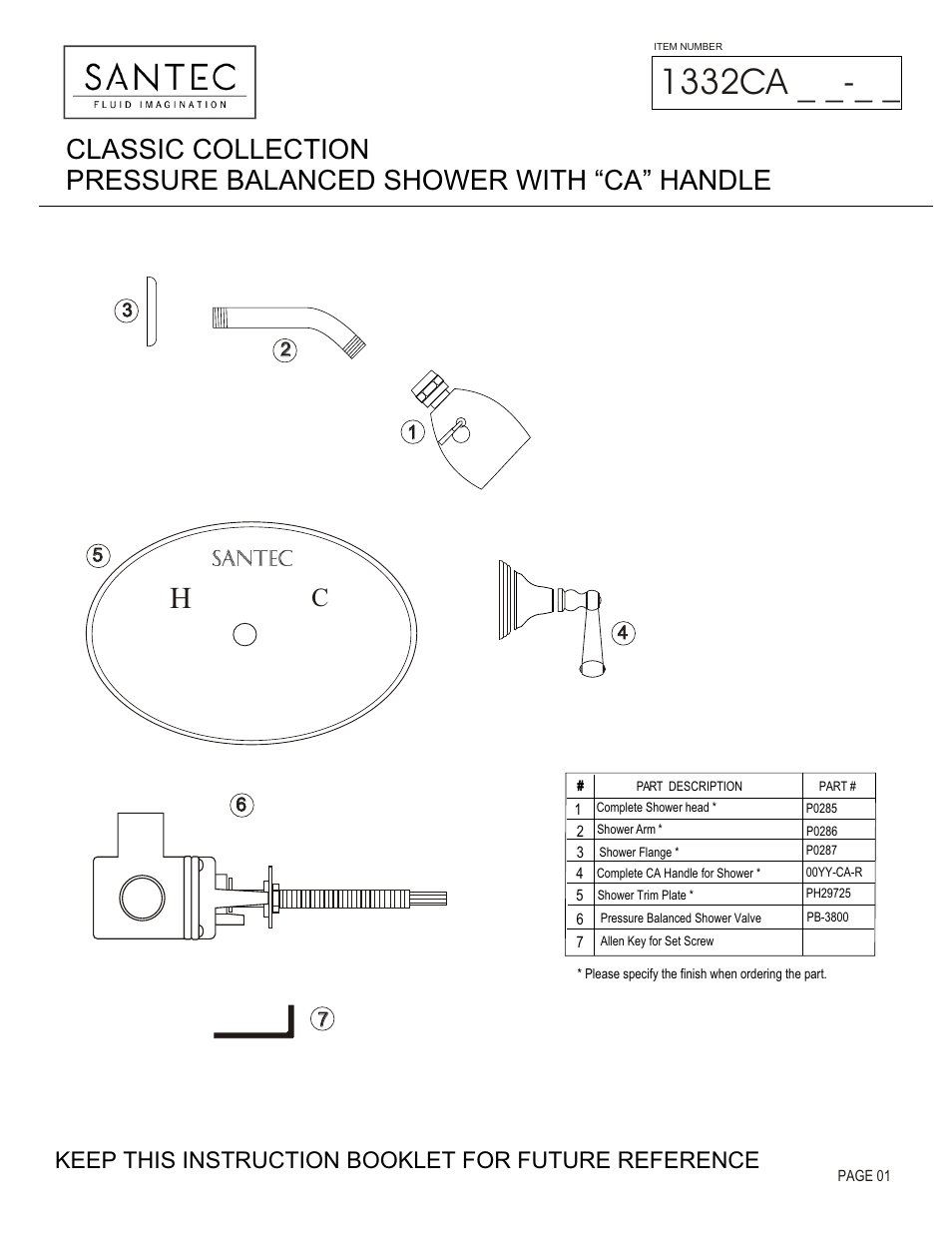 Santec 1332CA User Manual | 4 pages