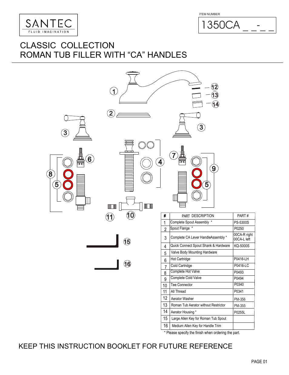 Santec 1350CA User Manual | 4 pages