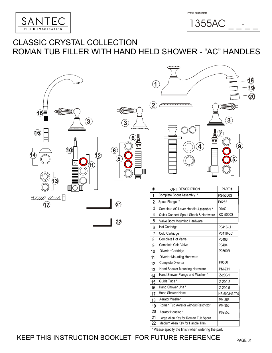 Santec 1355AC User Manual | 4 pages