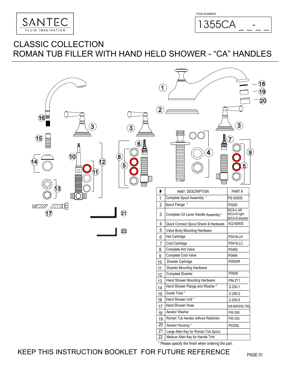 Santec 1355CA User Manual | 4 pages