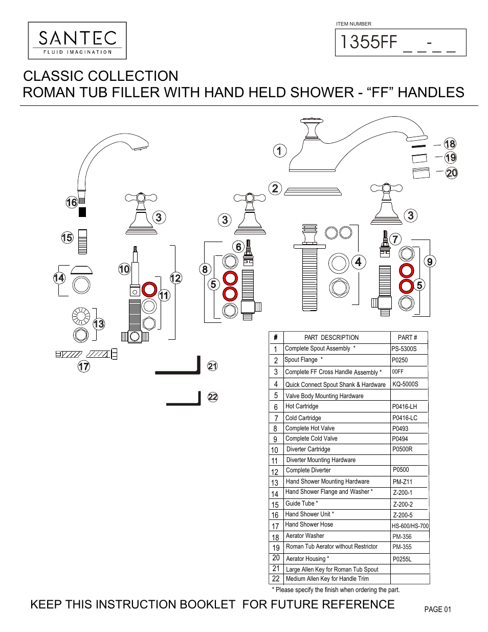 Santec 1355FF User Manual | 4 pages