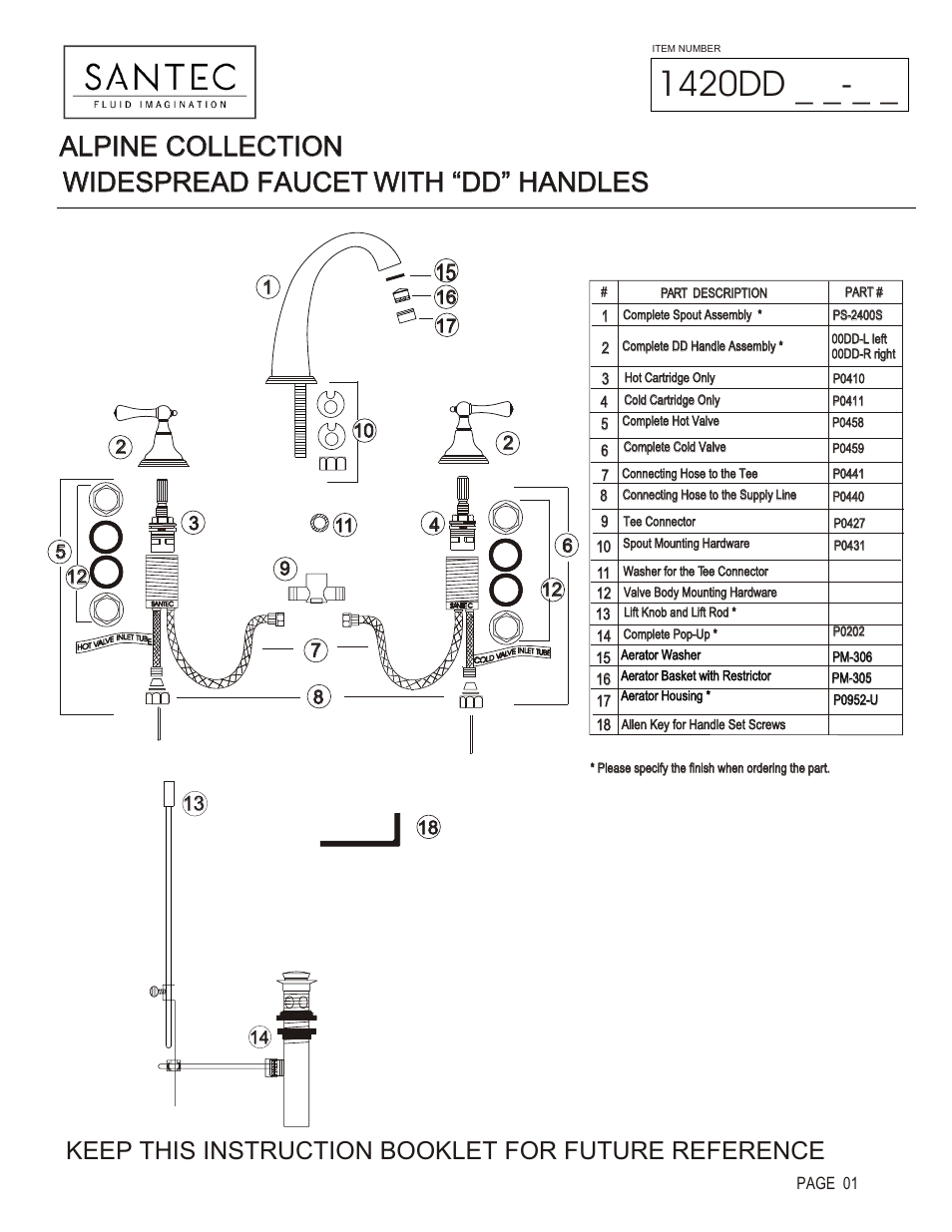 Santec 1420DD User Manual | 4 pages