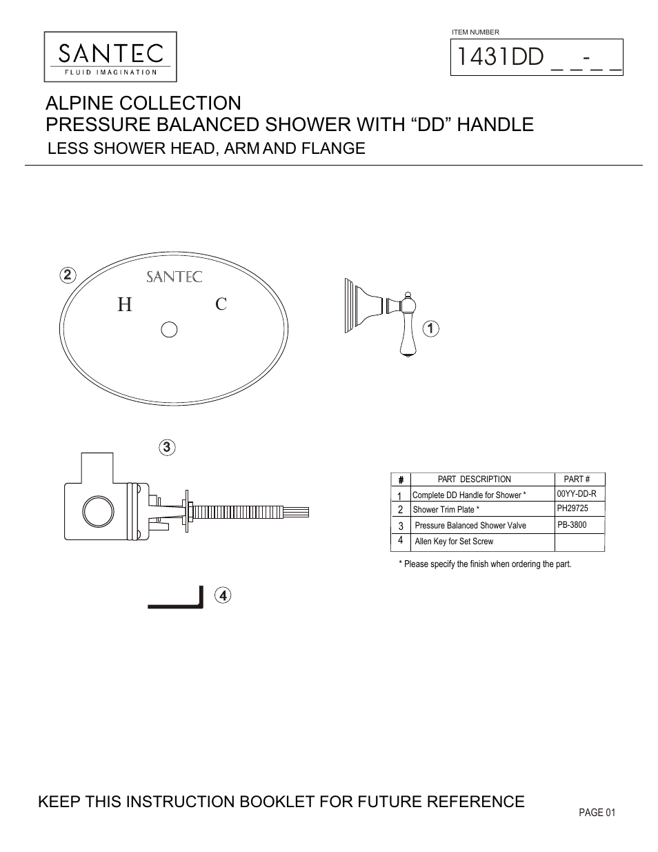 Santec 1431DD User Manual | 4 pages