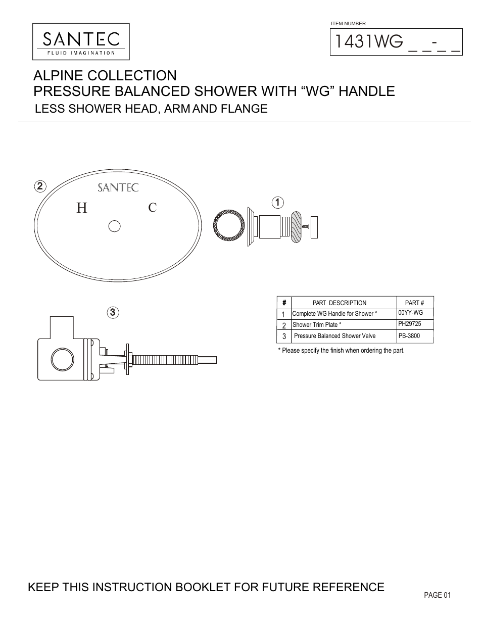 Santec 1431WG User Manual | 4 pages