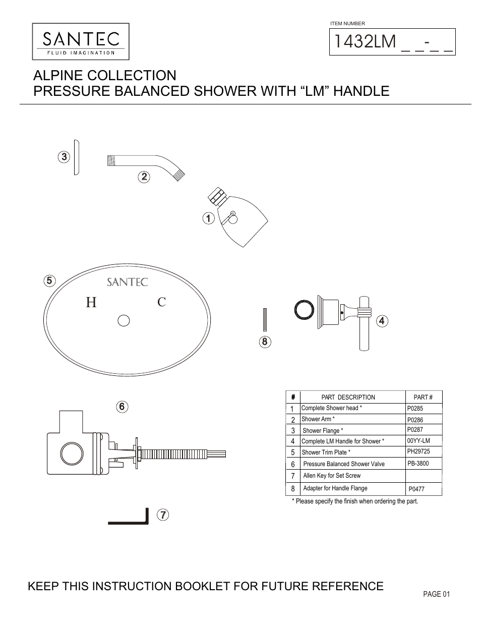 Santec 1432LM User Manual | 4 pages