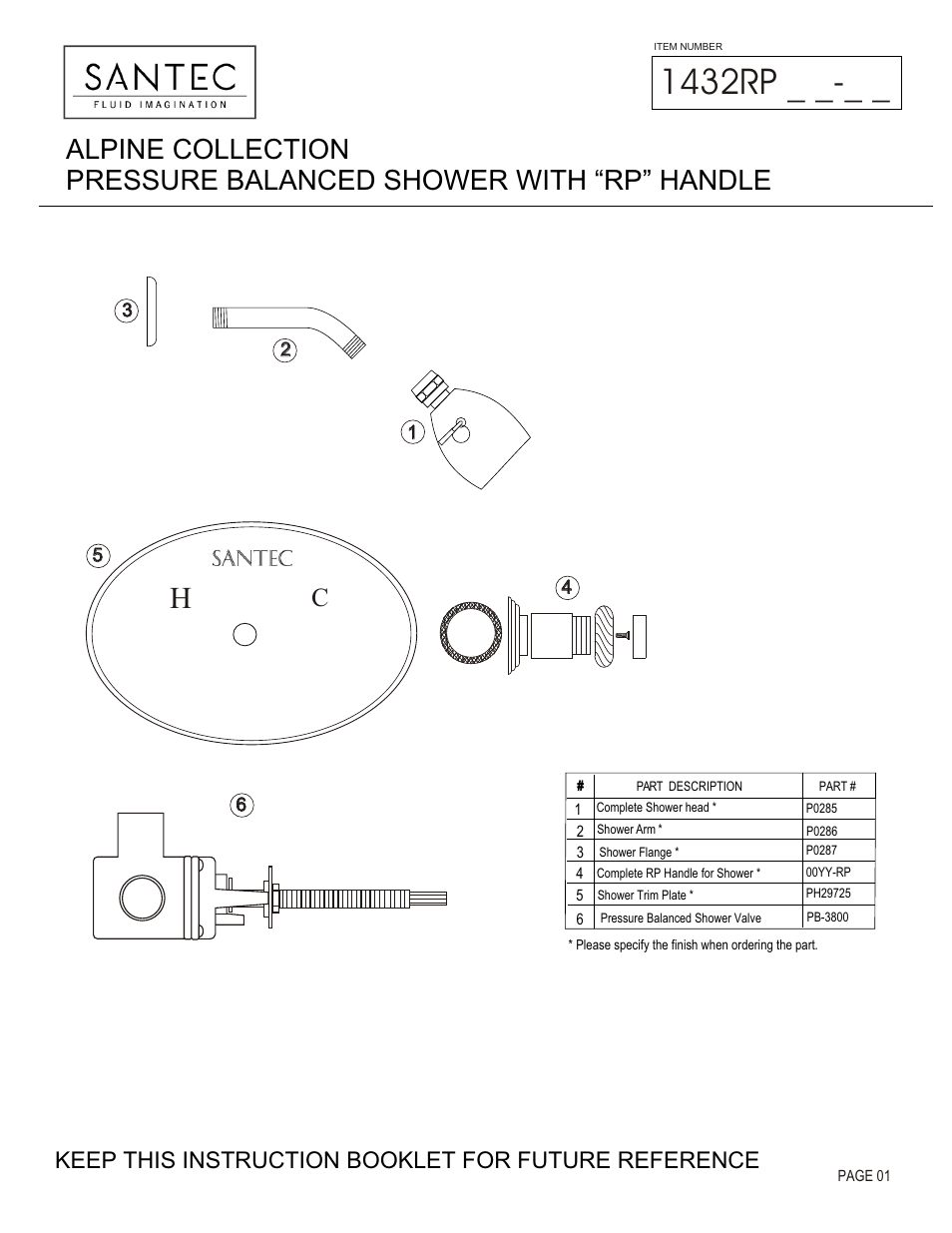 Santec 1432RP User Manual | 4 pages