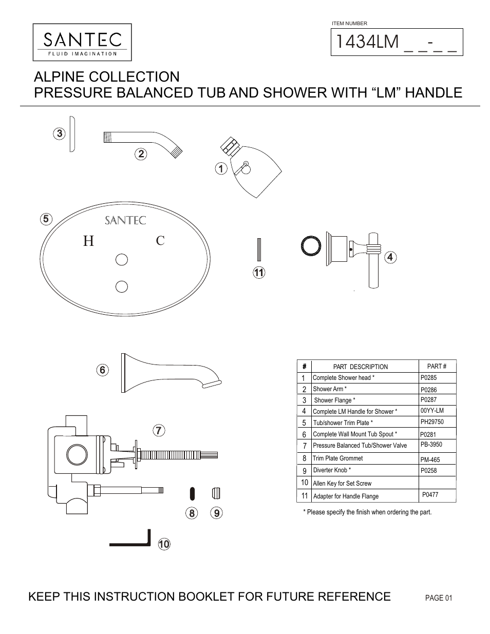 Santec 1434LM User Manual | 4 pages