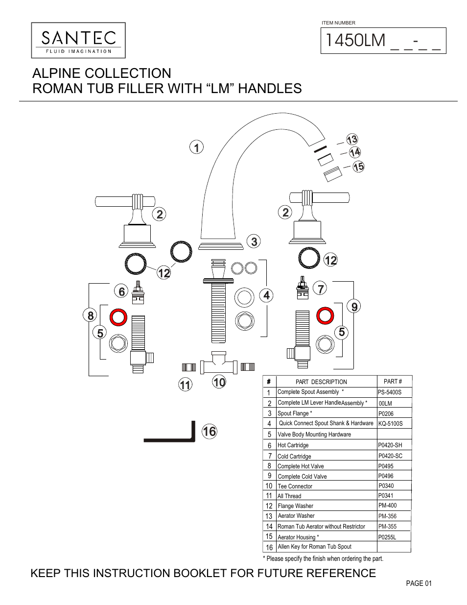 Santec 1450LM User Manual | 4 pages