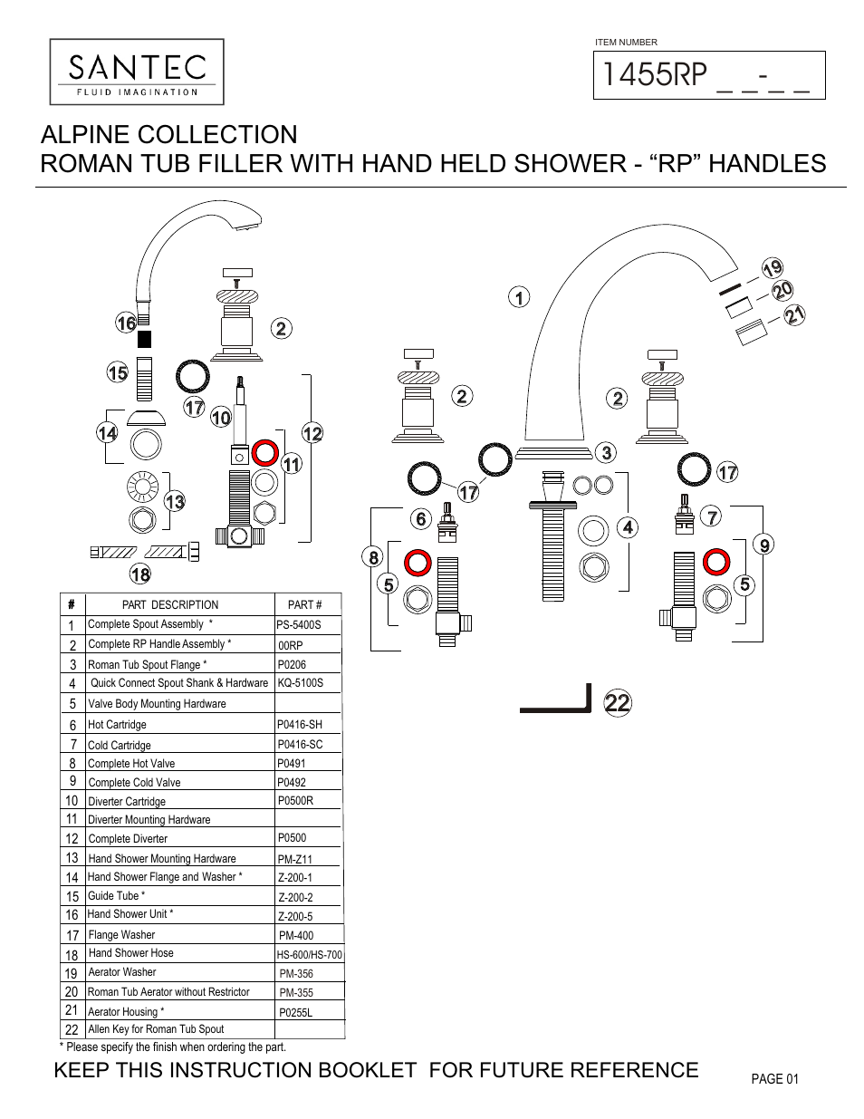 Santec 1455RP User Manual | 4 pages