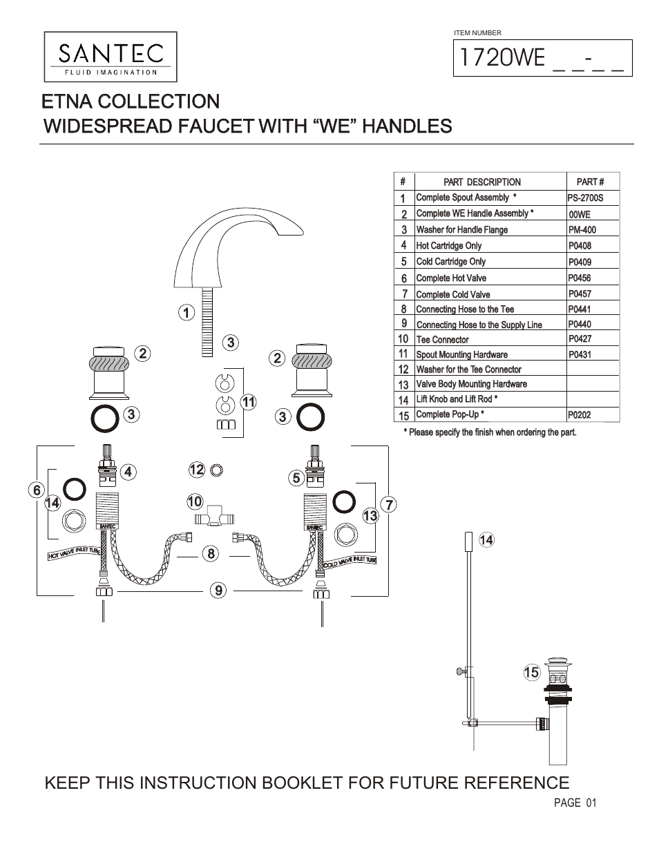 Santec 1720WE User Manual | 4 pages
