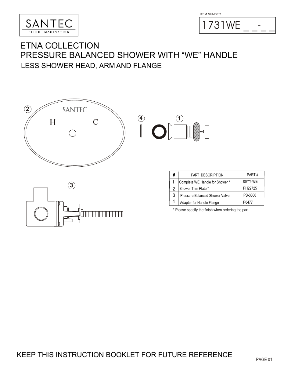 Santec 1731WE User Manual | 4 pages