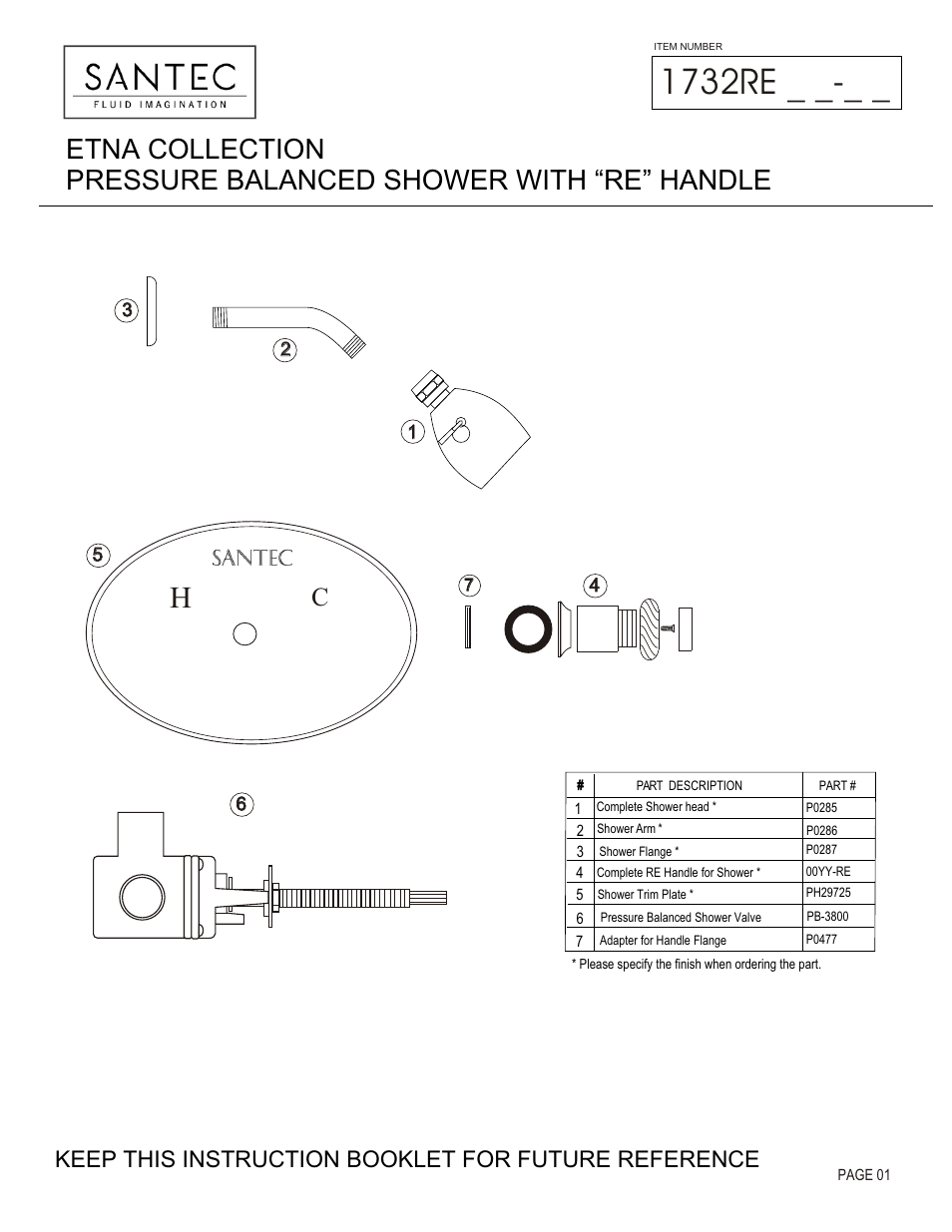 Santec 1732RE User Manual | 4 pages